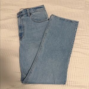 Abercrombie & Fitch Light Blue Women's Straight Leg Jeans